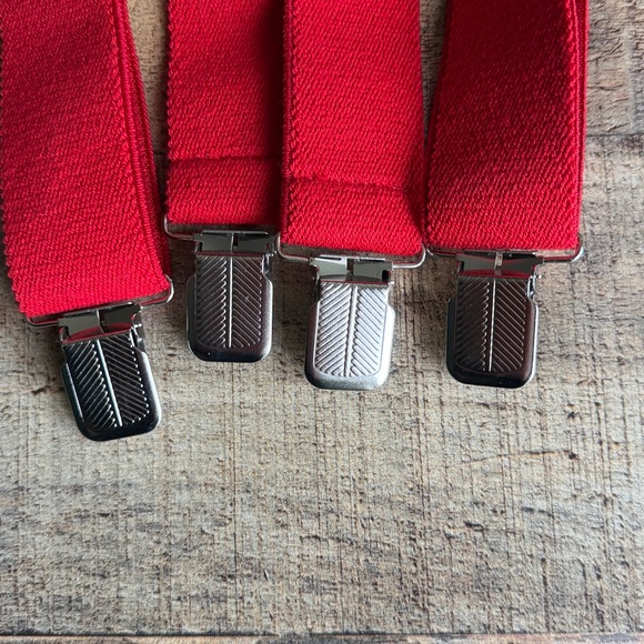Dickies Vibrant Red Men's Suspenders - Picture 3 of 5